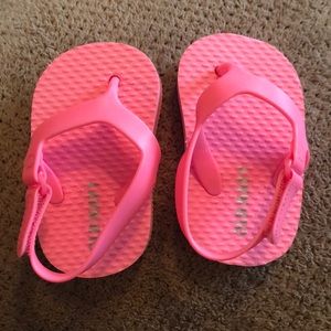 Girl infant flip flops